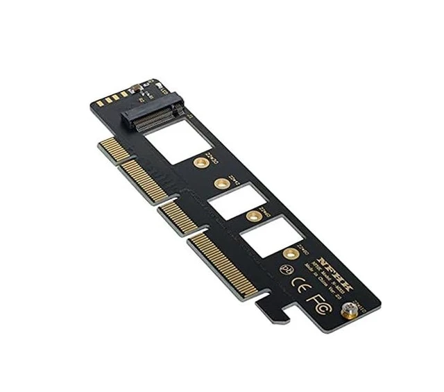 Alt view image 8 of 14 - PCI-E 3.0 x4 to M.2 NGFF M Key 80mm SSD Nvme Card Adapter PCI Express with Power Failure Protection 4.0F Super Capacitor