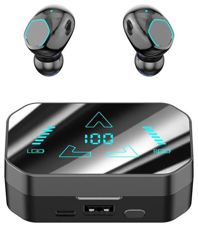 Alt view image 5 of 11 - M49 Wireless Bluetooth Headset Bluetooth 5.3, 1800mAh Charging Case, 5-6H Playtime, Mini High-End Design, In-Ear TWS Earbuds