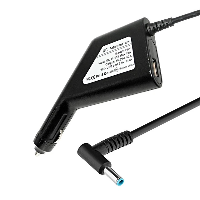 Alt view image 2 of 2 - 19.5V 3.33A 4.62A 90W Laptop DC Car Charger Power Adapter for envy PPP009C 15-j009WM 14-k001XX 14-k00TX 14-k002TX 14-k005TX