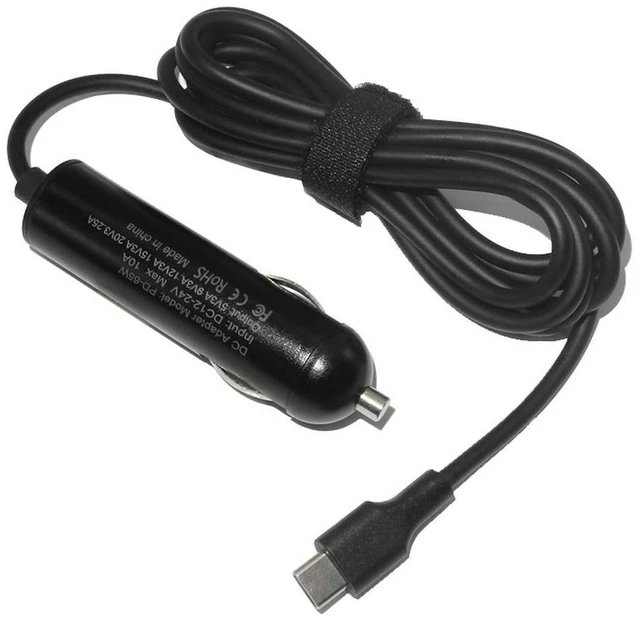 Alt view image 2 of 2 - 20V 3.25A 65W Car Charger Type C Dc Power Adapter for Macbook USB C Charger Laptop Tablet Phones
