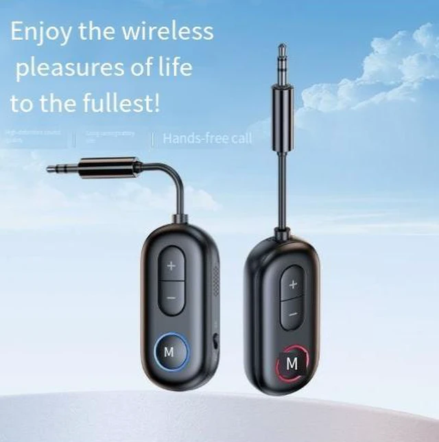 Alt view image 12 of 15 - BT-13 Wireless Bluetooth 5.4 Adapter Car Bluetooth Receiver & Transmitter, Hands-Free Calling, 3.5mm Aux Audio for Car/Home Stereo