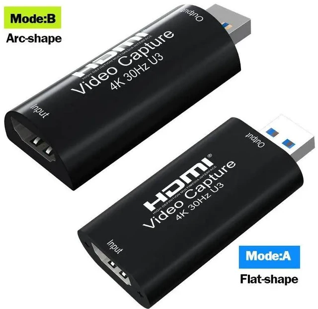 Alt view image 12 of 13 - 4K HDMI Video Capture Card MS2130 True USB 3.0 Game Recording Box 1080p 60fps Live Streaming for PS4 Ps5 Switch Camera Laptop PC(Mode B)