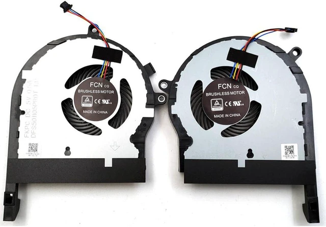 Alt view image 5 of 8 - New For ASUS TUF Gaming FX504GE FX504GE-AH53 FX504GE-BS73 FX504GE-ES52 FX504GE-ES72 Laptop CPU & GPU Cooling Fan One Pair