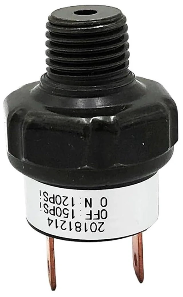 Alt view image 8 of 10 - 120-150 PSI NPT 1/4 Type Air Pressure Switch Pressure Sensor 12V(120-150 PSI)