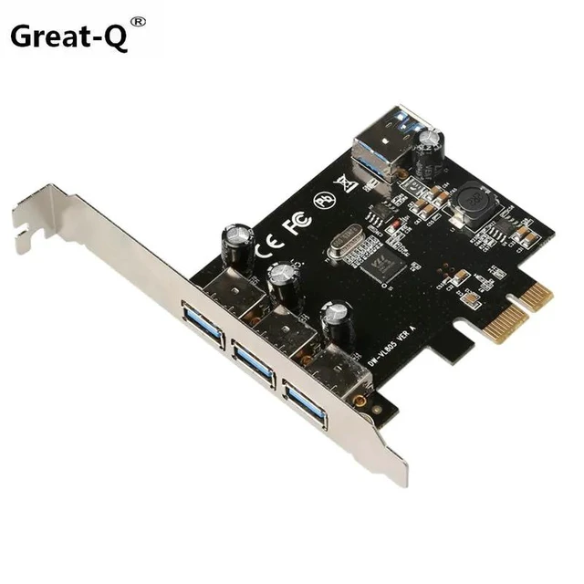 Alt view image 7 of 12 - Speed Dual USB 3.0 19pin To PCI-E PCI Express Card Motherboard 20P pcie Connector adapter