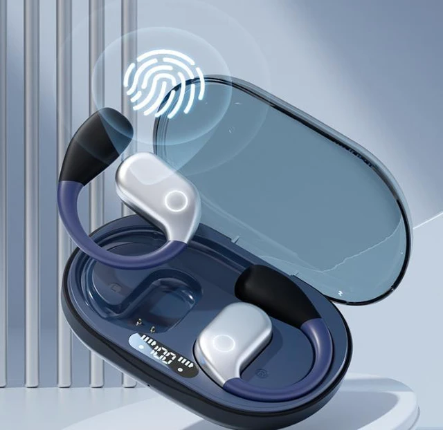 Alt view image 7 of 8 - M82 Portable OWS True Wireless Bluetooth Headset Open-Ear Over-Ear Design, Sports Running, Noise Cancelling, Bluetooth 5.4