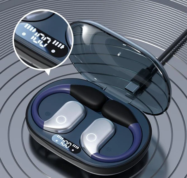 Alt view image 6 of 8 - M82 Portable OWS True Wireless Bluetooth Headset Open-Ear Over-Ear Design, Sports Running, Noise Cancelling, Bluetooth 5.4