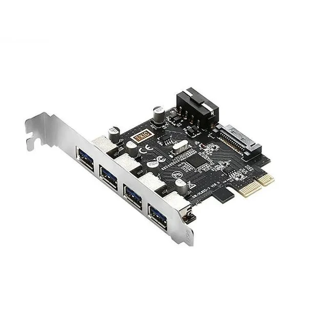Alt view image 9 of 12 - Speed Dual USB 3.0 19pin To PCI-E PCI Express Card Motherboard 20P pcie Connector adapter