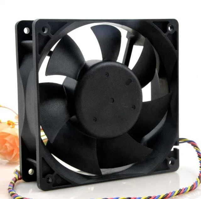 Alt view image 9 of 10 - Original RDH1238S1 12V 1.30A 120 * 38 Chassis Power Supply Large Airflow Fan