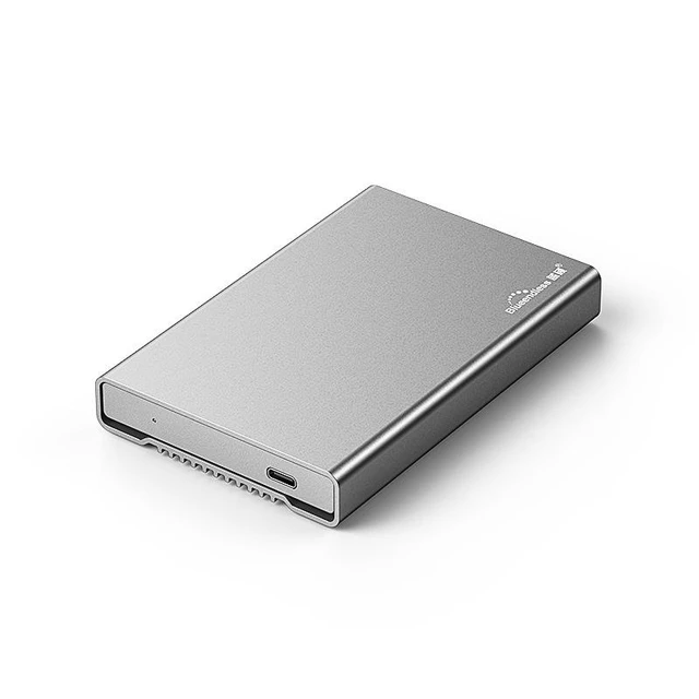 Alt view image 5 of 11 - All-Metal 2.5-inch SATA Hard Drive Enclosure USB 3.0 Type-C to SATA III Adapter Case for 7mm/9.5mm/15mm HDD/SSD, External Tool-Free Storage Box with 2-in-1 Cable, UASP Support
