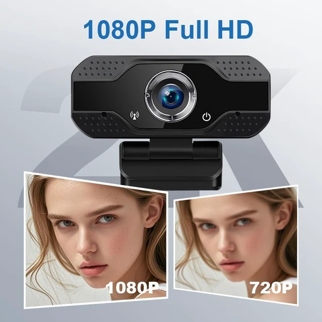 Alt view image 7 of 12 - X52 1080P USB Webcam Plug-and-Play, Built-in Microphone, for Desktop/Laptop, Online Teaching, Video Conference, Remote Work