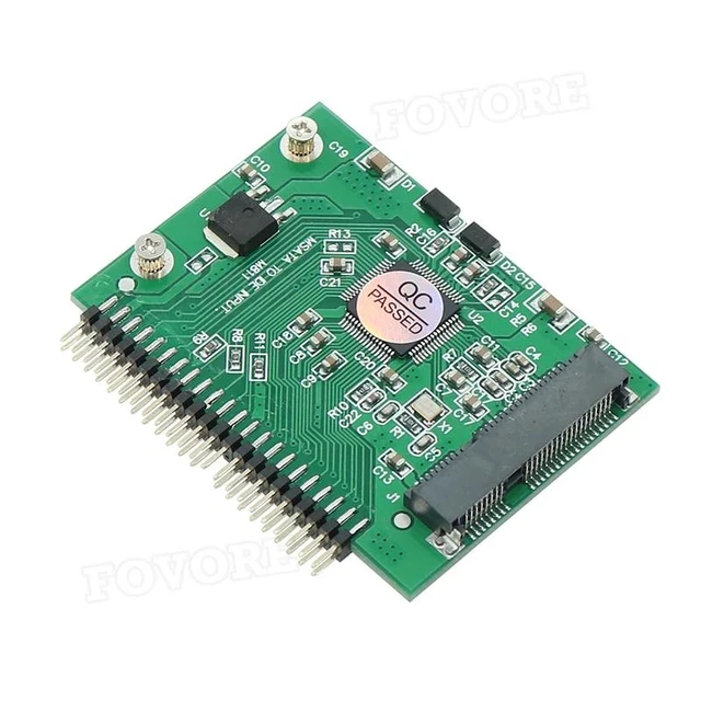 Alt view image 7 of 8 - mini PCI-e msata 1.8 SSD to 2.5 IDE inch HDD Hard Drive 3.3V 44pin Card PCI E express sata Converter Adapter For Laptop PC