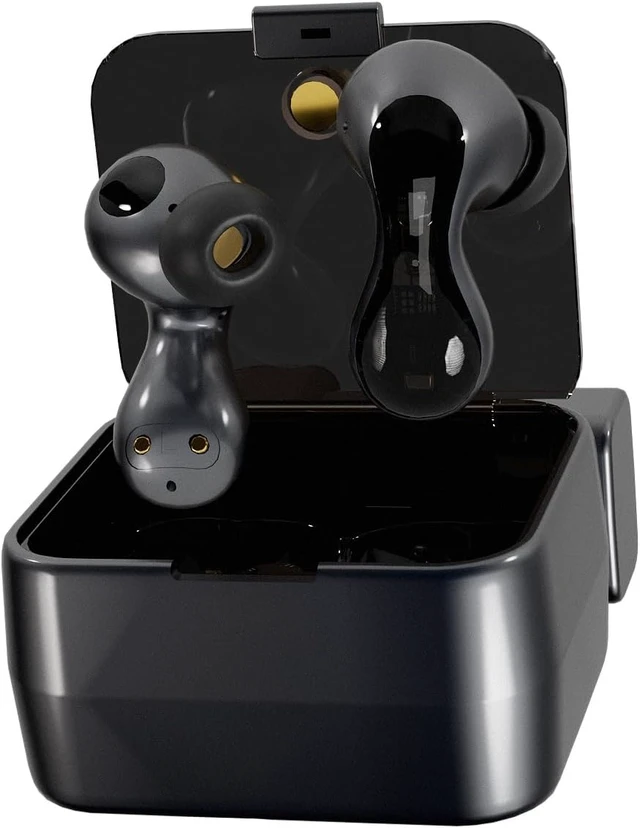 Alt view image 8 of 14 - CCA ND Pulsar True Wireless Earbuds, Bluetooth V5.4 Headphones with 4-Mic HD Mic, 13mm Driver, Deep Bass, 36H Playtime, Touch Control, for Sports, Gym, Commute, iPhone & Android Gray