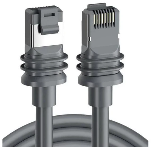Alt view image 10 of 14 - Gen3 V3 Replacement for Starlink LAN Plated Connector Internet LAN Extension Fast Charging 1000Mbps 180 Degree Usb Cable