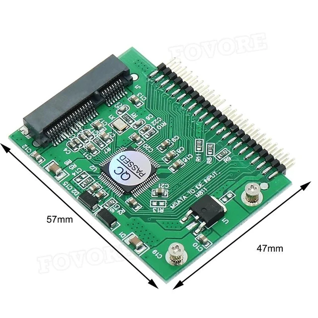 Alt view image 8 of 8 - mini PCI-e msata 1.8 SSD to 2.5 IDE inch HDD Hard Drive 3.3V 44pin Card PCI E express sata Converter Adapter For Laptop PC