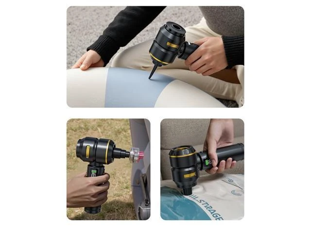 Alt view image 11 of 14 - ST-6704 ST-6703 Cordless Vacuum Cleaner, Brushless Motor, LED Battery Display, Handheld Blower & Suction, Portable for Car & Home Dust Removal ST-6703BPlus - Gun Gray 11.1V-17000pa