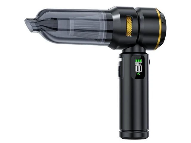 Alt view image 14 of 14 - ST-6704 ST-6703 Cordless Vacuum Cleaner, Brushless Motor, LED Battery Display, Handheld Blower & Suction, Portable for Car & Home Dust Removal ST-6703BPlus - Gun Gray 11.1V-17000pa