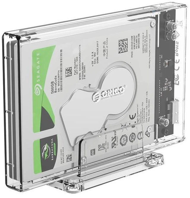 Alt view image 6 of 11 - 2159U3 USB3.0 SATA 2.5 Inch HDD SSD Hard Drive Enclosure External Case Support UASP