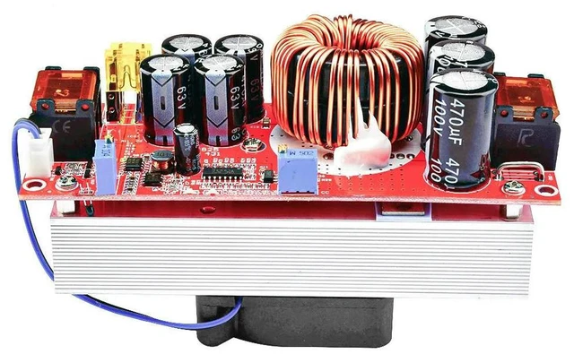Alt view image 6 of 6 - 1800W 40A Boost Power Module DC-DC Voltage Step Up Converter Adjustable Step-up Power Supply Module for Electric Vehicle Power