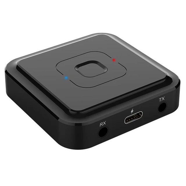 Alt view image 5 of 8 - Car Bluetooth 5.1 Audio Adapter Wireless Hands-Free Kit for Car Stereo, Bluetooth Transmitter & Receiver 2-in-1 Converter