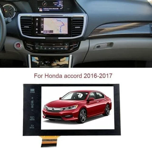 Alt view image 7 of 12 - New Touch Screen Glass Digitizer Replacement for Honda Accord 2016-2017 GPS Navigation 7" Radio