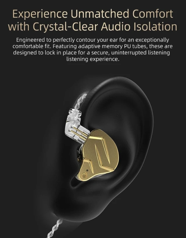 Alt view image 12 of 14 - CCA KZ ZSN Pro X Dual Driver in Ear Monitor Headphones 1BA 1DD Wired Earphone HiFi Sport Gaming Earbuds Clarity Sound & Deep Bass IEM for Gamers Musician Singer Audiophile