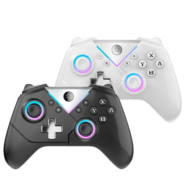 Alt view image 10 of 10 - CM617 Wireless Controller Hall Joystick, 6-Axis Gyro, Turbo, Programmable, 11 RGB Modes, for Switch/PC/Android/iOS