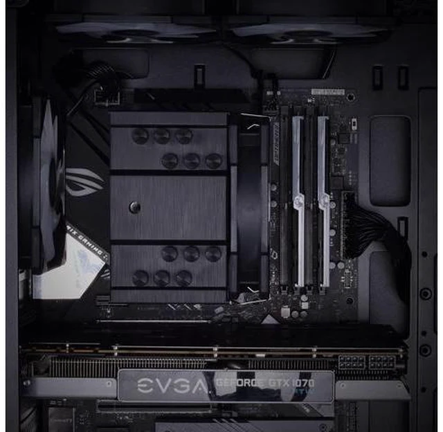 Alt view image 14 of 14 - ID-COOLING SE-226-XT Black CPU Cooler LGA1700 CPU Air Cooler 6 Heatpipes All-Black CPU Fan 120mm PWM Fan, Intel/AMD