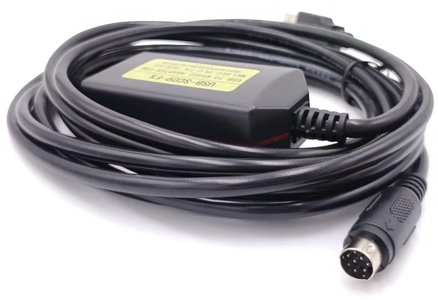 Alt view image 10 of 12 - USB-SC09-FX USB Programming Cable for Mitsubishi MELSEC USB to RS422 Adapter, for Mitsubishi PLC FX3U and FX Series FX2N/FX1N/1S/FX3U/3GA