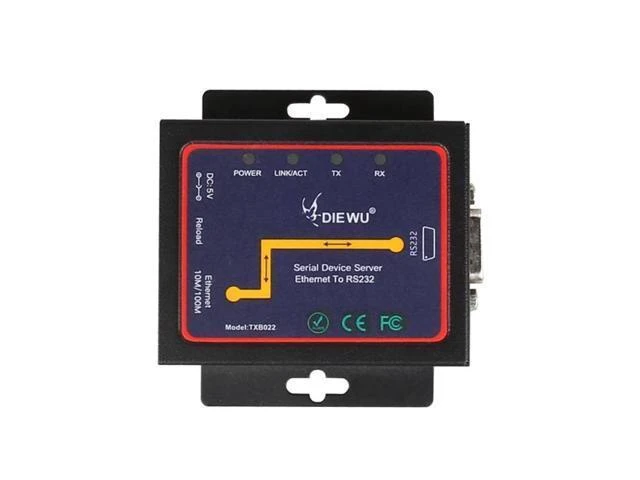 Alt view image 10 of 14 - Serial device server DB9 RJ45 to RS232 Ethernet To RS232 TCP/IP Server Module communication converter