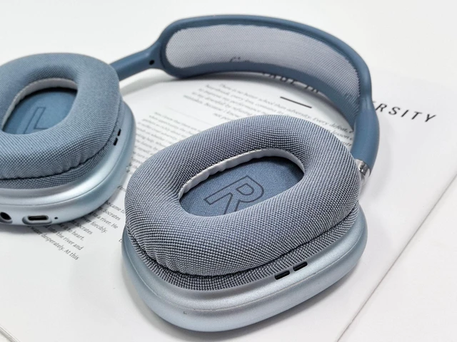 Alt view image 11 of 14 - AKZ MAX500 Wireless Bluetooth Headphones RGB Digital Display, Mic, TF Card Slot black