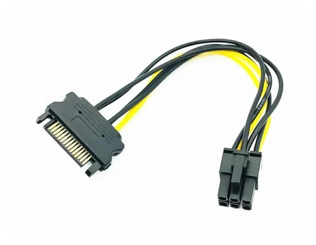 Alt view image 11 of 13 - PCI-E pcie Riser 009 Express 1X 4x 8x 16x Extender PCI E USB Riser 009S GPU Dual 6Pin Adapter Card SATA 15pin for BTC Miner