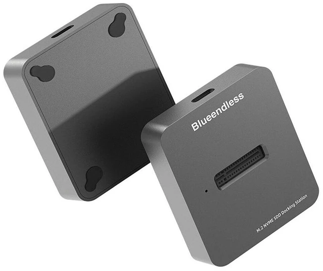 Alt view image 9 of 12 - Type-C to M.2 NVME/SATA External Hard Drive Docking Station SSD Hard Drive Enclosure for Mobile Phone PC Laptop