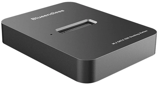 Alt view image 10 of 12 - Type-C to M.2 NVME/SATA External Hard Drive Docking Station SSD Hard Drive Enclosure for Mobile Phone PC Laptop