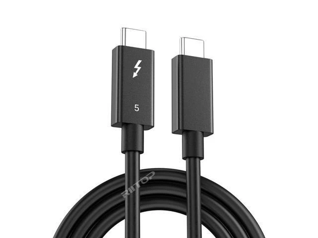 Alt view image 14 of 14 - 80Gbps Thunderbolt 5 Cable up to 240W Charging 3.3ft, 16K 8K Resolution Support, Compatible with Thunderbolt 4, USB4, Thunderbolt 3 and USB-C