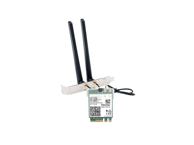 Alt view image 17 of 20 - M.2 Desktop Kit Intel AX210 Dual Band wifi Card Wi-Fi 6E AX210NGW M.2 Wifi Bluetooth 5.2 card Wireless Network 802.11ax Adapter for Windows 10