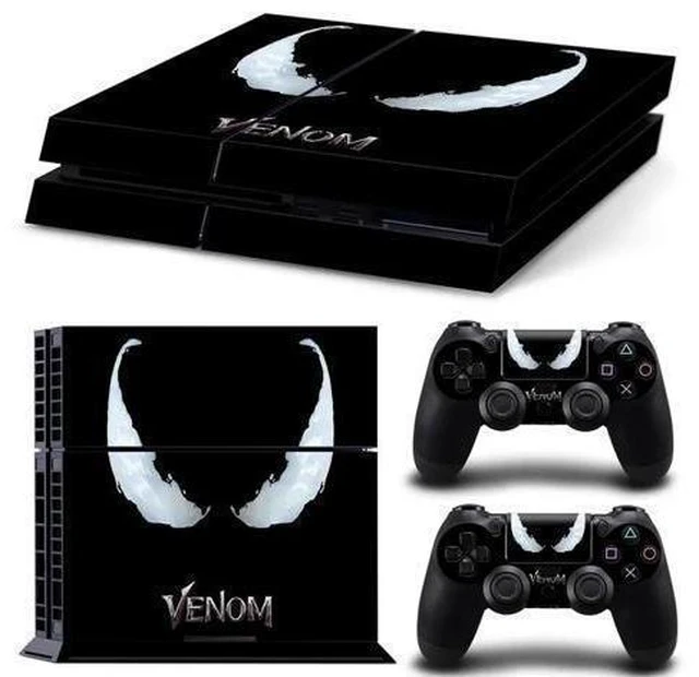 Alt view image 2 of 2 - Venom Game Console Vinyl Skin Sticker for PS4 Controller GamePad Decal Printing Protective Film(TN-PS4-7194)