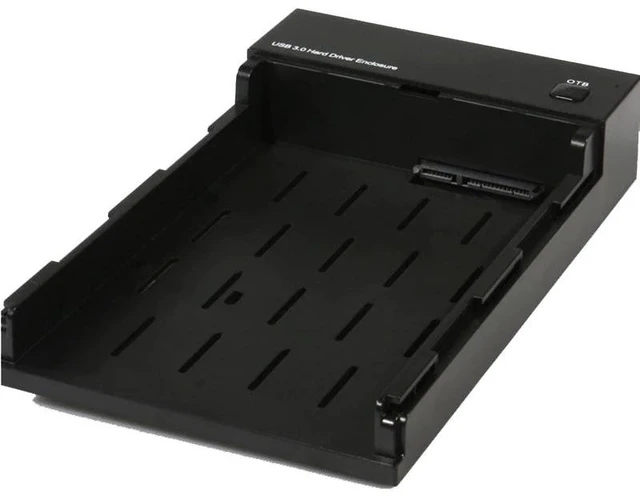 Alt view image 10 of 10 - Free 3.5 Inch USB 3.0 to SATA III External Hard Drive Enclosure Case Support Both 2.5" & 3.5" SATA HDD SSD Built-in Adapter