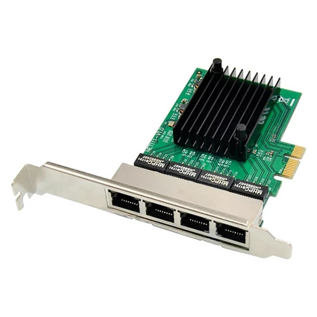 Alt view image 2 of 2 - Pci-E X1 Gigabit Network Card Pci-Express 4 Port Ethernet Network Card Rtl8111F Ethernet Lan Card