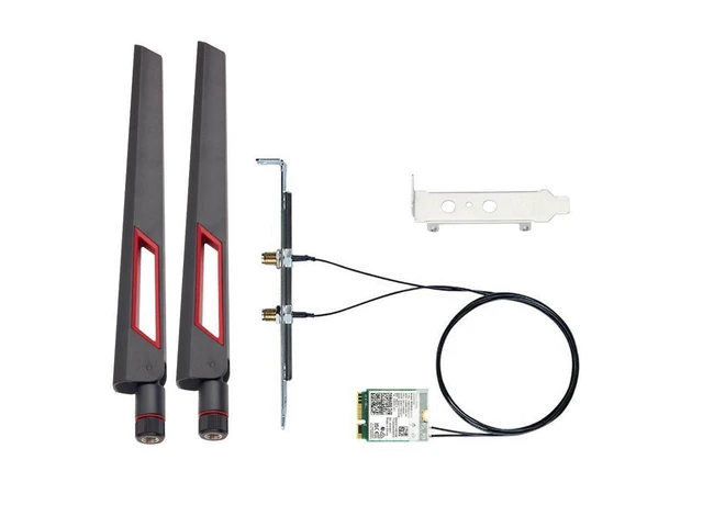 Alt view image 12 of 12 - BE200NG Wi-Fi 7 Desktop Kit 8774Mbps (6G+5G+2.4G) with Bluetooth 5.4, 802.11 be200 M.2 WiFi Card Tri-Band Wireless Network Adapter for PC, Supports Windows 11, 10 (64bit) only.