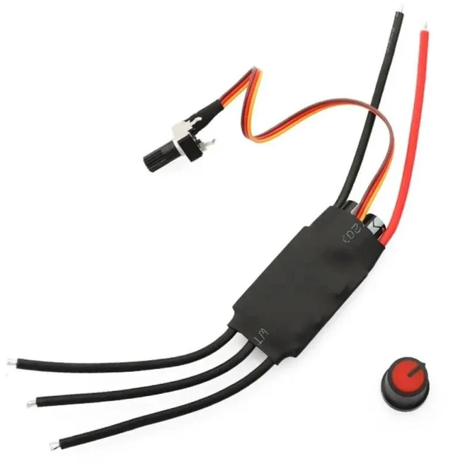 Alt view image 8 of 12 - DC 7-24V Brushless Motor Driver 3-Phase Potentiometer Speed Controller Module High Speed 200W BLDC BLDC Controller ESC