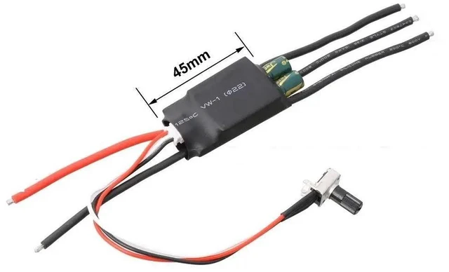 Alt view image 11 of 12 - DC 7-24V Brushless Motor Driver 3-Phase Potentiometer Speed Controller Module High Speed 200W BLDC BLDC Controller ESC