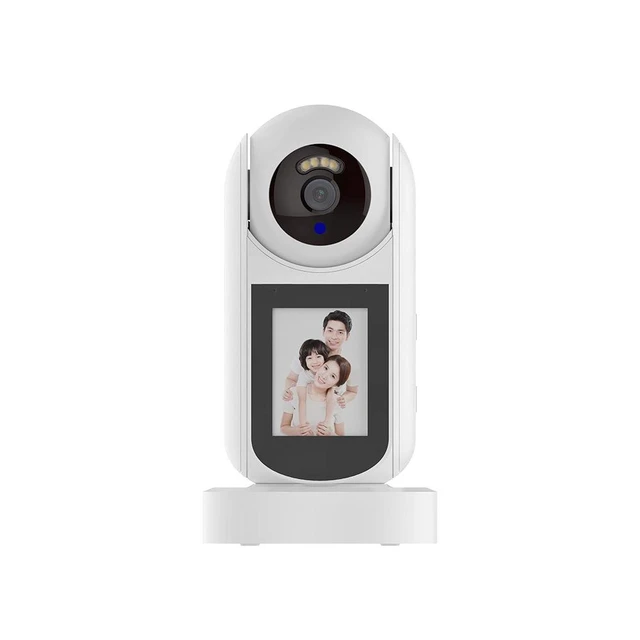 Alt view image 5 of 8 - Smart 360° PTZ Home Security Camera Built-in Screen, Two-Way Video Call, AI Motion Tracking, Indoor/Outdoor, Solar Ready
