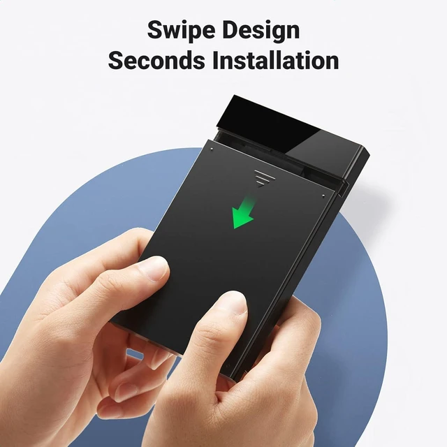 Alt view image 13 of 14 - HDD Case 2.5" Hard Drive Enclosure USB Type C SATA 6Gbps for SSD HDD 9.5 7mm External Hard Drive Disk Case Support UASP