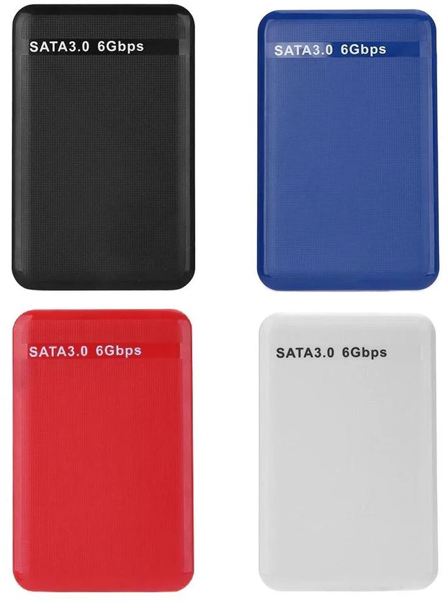Alt view image 7 of 10 - 2.5 Inch 4 colors Hard Disk Case Hard Drive Case USB3.0 SATA3.0 External HDD Enclosure Supports 3TB Transmission UASP Protocol