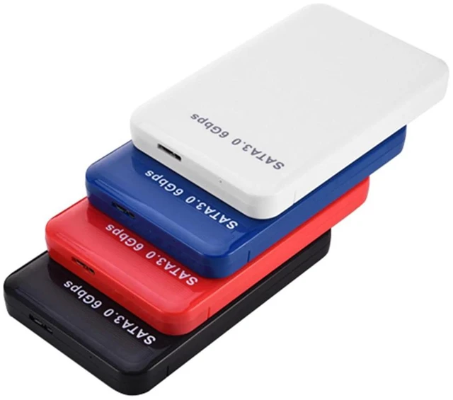 Alt view image 9 of 10 - 2.5 Inch 4 colors Hard Disk Case Hard Drive Case USB3.0 SATA3.0 External HDD Enclosure Supports 3TB Transmission UASP Protocol