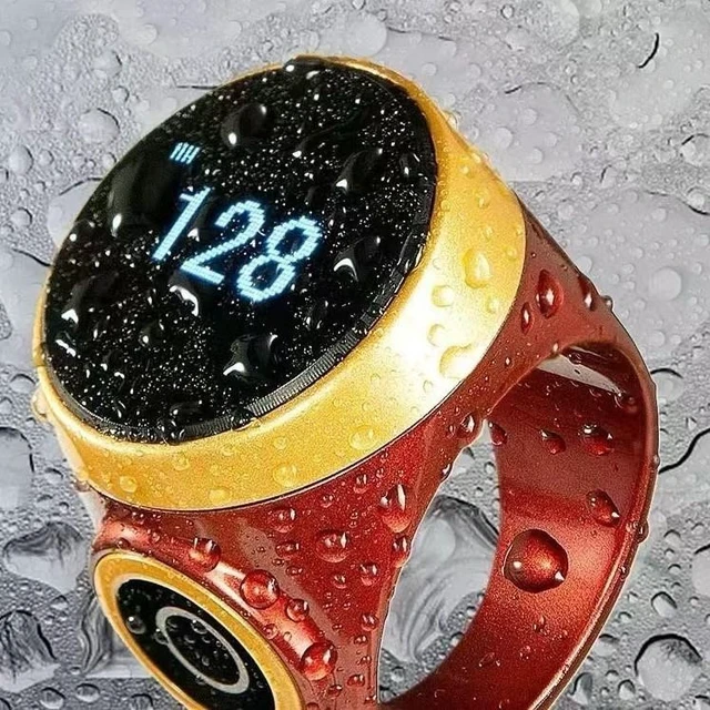 Alt view image 10 of 12 - S9 Smart Ring Finger Counter, Touch Screen Electronic Tally Counter with OLED Display, Rechargeable, Waterproof, Night Vision, Auto Lock, Adjustable Silicone Ring for Prayer Meditation Beads Counting