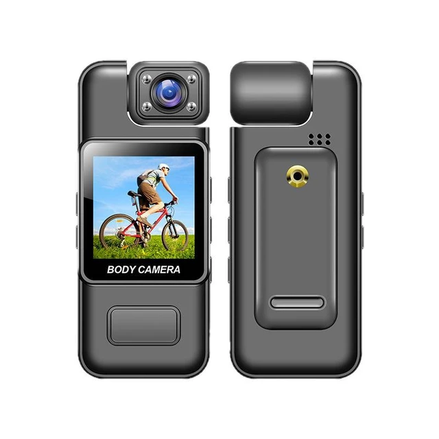 Alt view image 8 of 12 - Mini Thumb Sports Action Camera 4K HD, Body Camera, Back Clip, 1000mAh Battery, 7H Recording, Motion Detection