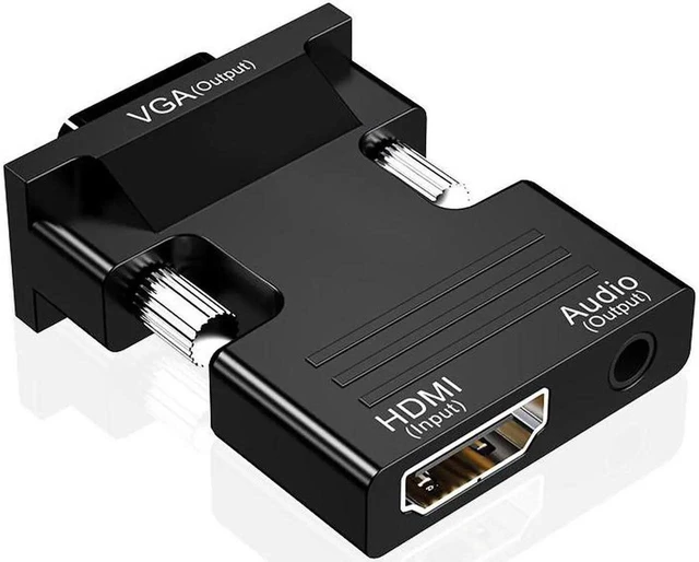 Alt view image 6 of 12 - DIXSG Hot Low Power Portable Digital-to-analog Converter Box Adapter HDM/Mini HDMI/Micro HDMI to VGA Audio Video For DVD PC Laptop