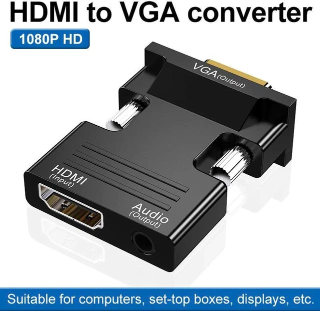 Alt view image 8 of 12 - DIXSG Hot Low Power Portable Digital-to-analog Converter Box Adapter HDM/Mini HDMI/Micro HDMI to VGA Audio Video For DVD PC Laptop